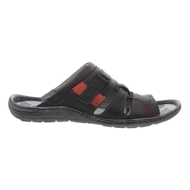 Klapki męskie 324 czarne