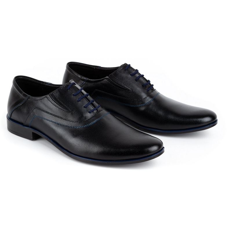 Lukas Buty męskie wizytowe 243T9 czarne