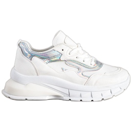 Sweet Shoes Stylowe Białe Sneakersy