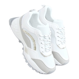 Buty sportowe biało-szare 2008 White białe
