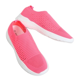Buty sportowe skarpetkowe różowe 9862 Fushia