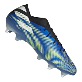 Buty piłkarskie adidas Nemeziz.1 Sg M FW7421 wielokolorowe niebieskie