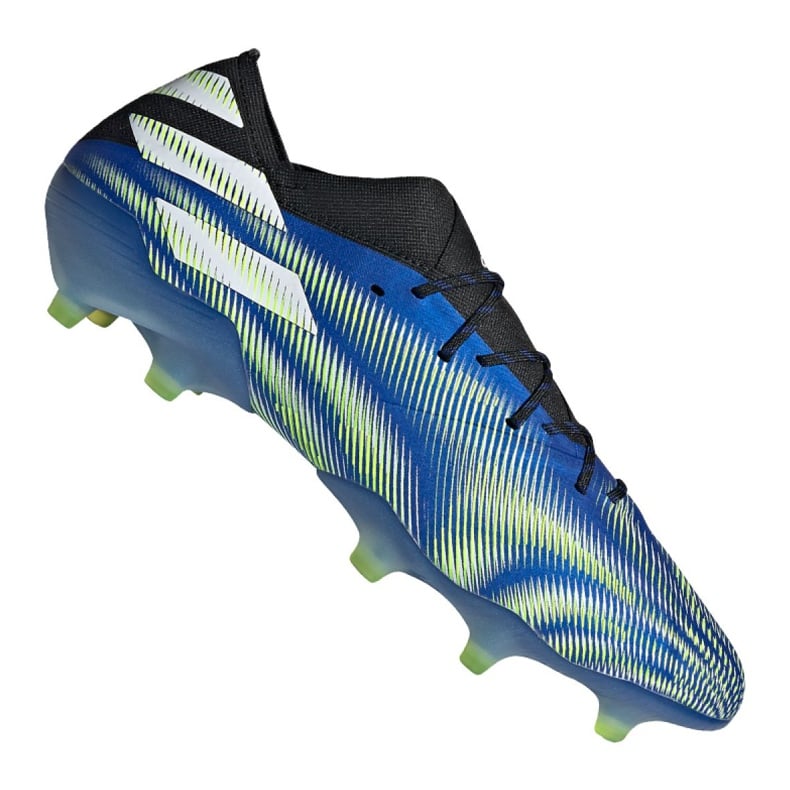 Buty piłkarskie adidas Nemeziz.1 Fg M FW7423 wielokolorowe niebieskie
