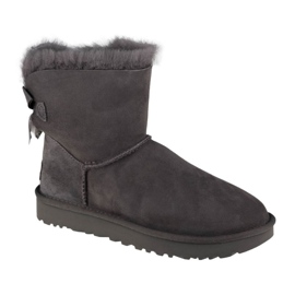 Buty Ugg Mini Bailey Bow Ii W 1016501-GREY czarne