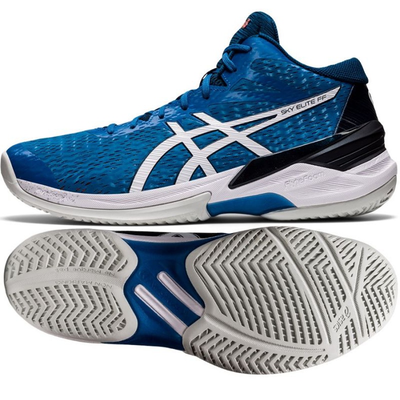 Buty siatkarskie Asics Sky Elite Ff Mt M 1051A032-404 niebieskie niebieskie