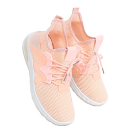 Buty sportowe damskie różowe B0-70 Pink