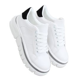 Trampki wysoka podeszwa białe NB382P White