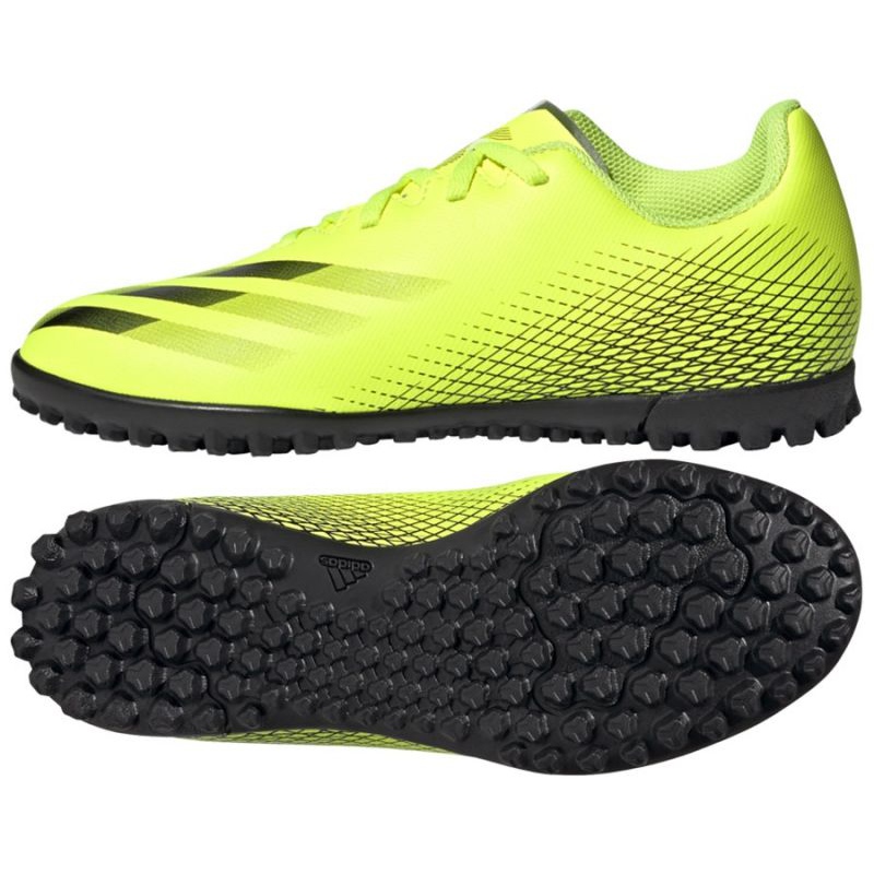 Buty piłkarskie adidas X Ghosted.4 Tf Jr FW6920 wielokolorowe żółte