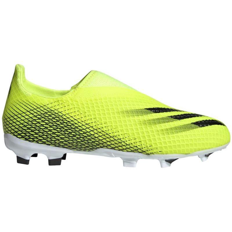 Buty piłkarskie adidas X Ghosted.3 Ll Fg Jr FW6978 żółte wielokolorowe