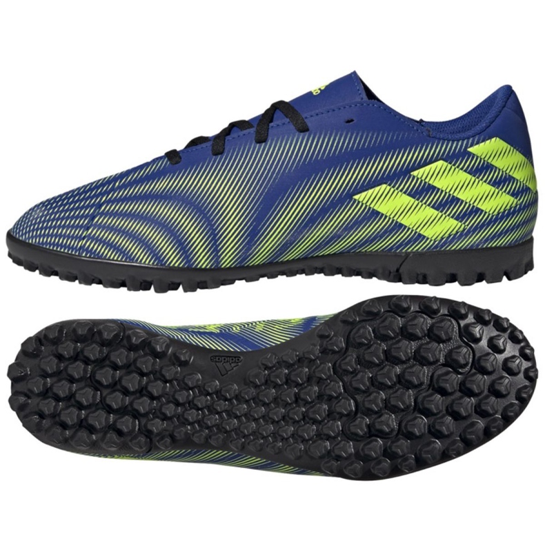 Buty piłkarskie adidas Nemeziz.4 Tf M FW7405 niebieskie wielokolorowe