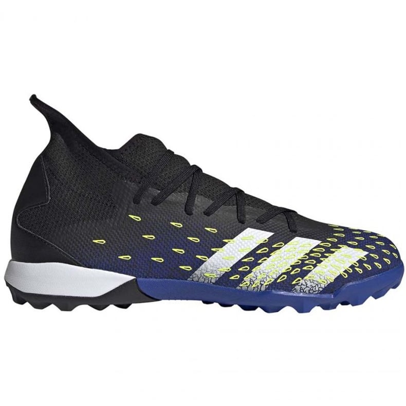 Buty piłkarskie adidas Predator Freak.3 Tf M FY0623 czarne niebieskie