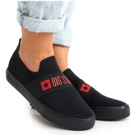 Damskie Tenisówki Slip-on Big Star FF274221 Czarne