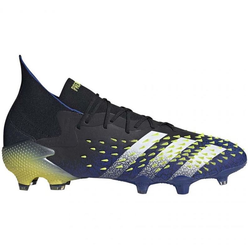 Buty piłkarskie adidas Predator Freak .1 Fg M FY0743 czarne wielokolorowe