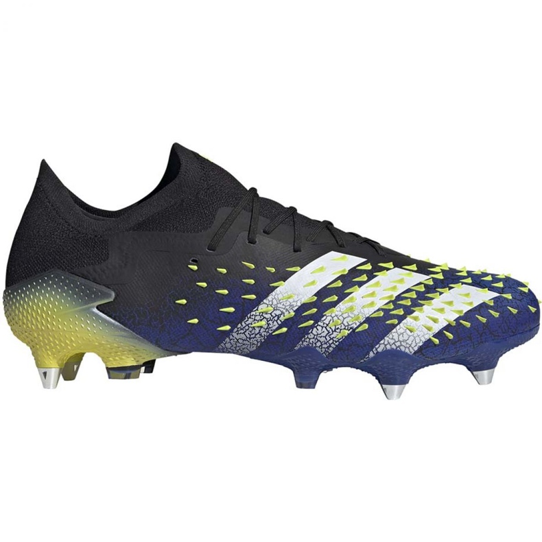 Buty piłkarskie adidas Predator Freak .1 L Sg M FY0746 czarne wielokolorowe