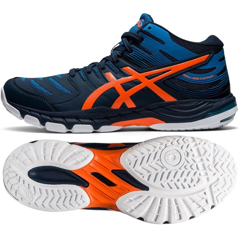 Buty siatkarskie Asics GEL-BEYOND Mt 6 M 1071A050-400 wielokolorowe granatowe