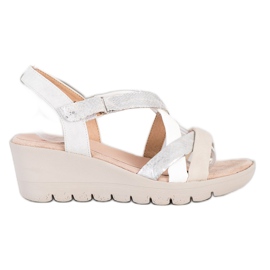 Kylie Lekkie Sandały Na Rzep wielokolorowe