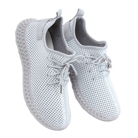 Buty sportowe skarpetkowe szare NB392P Grey