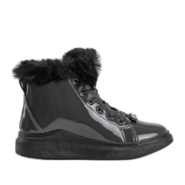 Szare traperki botki ocieplane Freemans