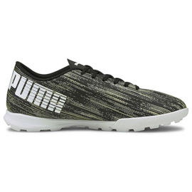Buty piłkarskie Puma Ultra Tt 4.2 czarno-zielone 106357 02 czarne