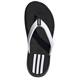 Klapki damskie adidas Comfort Flip Flop biało-czarne EG2065 białe