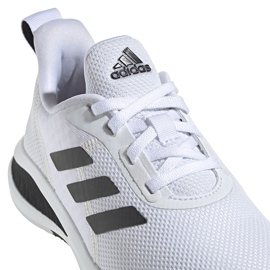 Buty dla dzieci adidas FortaRun K biało-czarne FW2576 białe