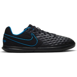 Buty piłkarskie Nike Tiempo Legend 8 Club Ic Junior AT5882 090 czarne czarne