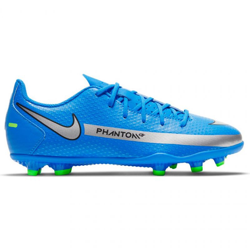 Buty piłkarskie Nike Phantom Gt Club FG/MG Jr CK8479 -400 wielokolorowe niebieskie