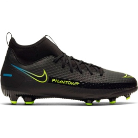 Buty piłkarskie Nike Phantom Gt Academy Df FG/MG Jr CW6694-090 czarne czarne