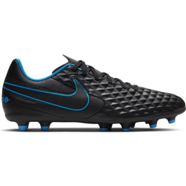 Buty piłkarskie Nike Tiempo Legend 8 Club FG/MG M AT6107-090 czarne czarne