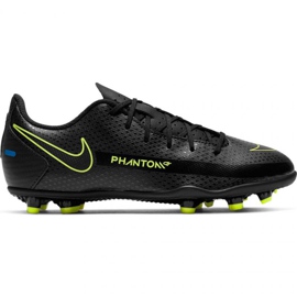 Buty piłkarskie Nike Phantom Gt Club FG/MG Jr CK8479-090 czarne czarne
