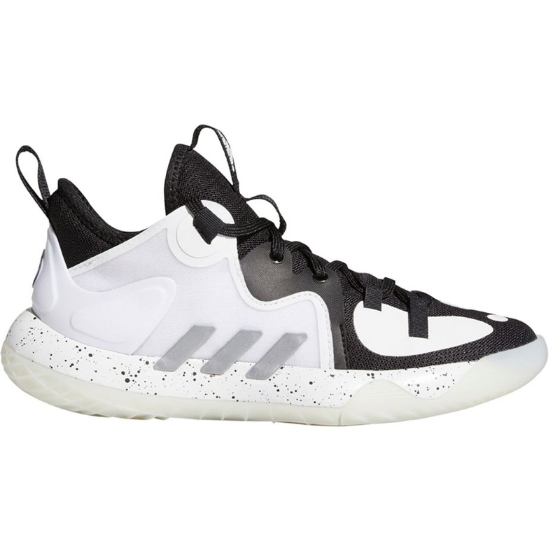 Buty do koszykówki adidas Harden Stepback 2 Jr FZ1545 biały, biały, czarny białe