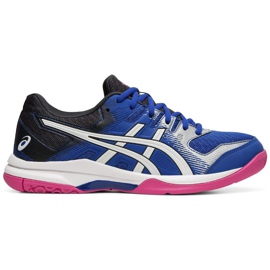 Buty damskie do siatkówki Asics Gel-Rocet 9 niebieskie 1072A034 400 granatowe