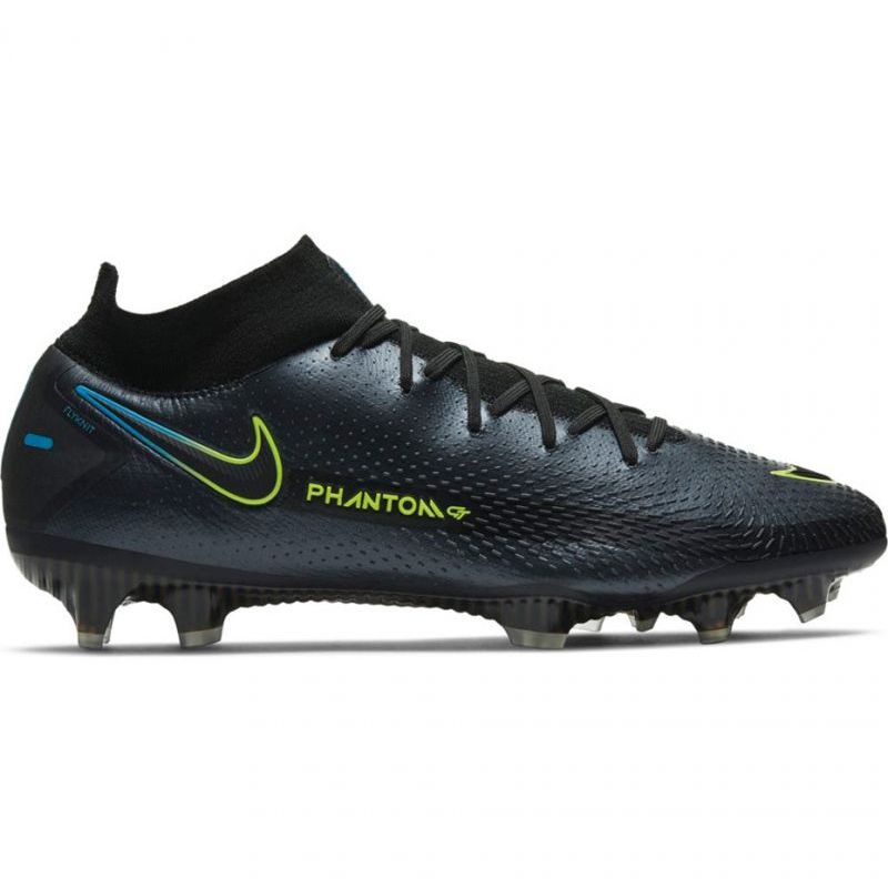 Buty piłkarskie Nike Phantom Gt Elite Dynamic Fit Fg M CW6589-090 czarny metal czarne