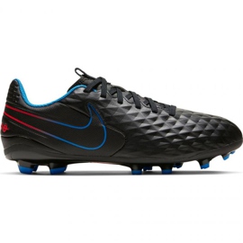 Buty piłkarskie Nike Tiempo Legend 8 Academy FG/MG Jr AT5732-090 czarne czarne