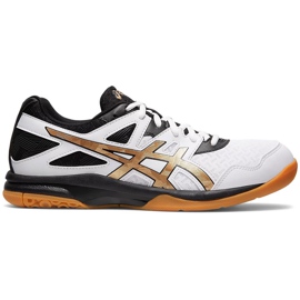 Buty męskie Asics Gel-Task 2 biało-czarno-złote 1071A037 102 białe
