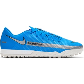 Buty piłkarskie Nike Phantom Gt Academy Tf CK8470 400 niebieskie niebieskie