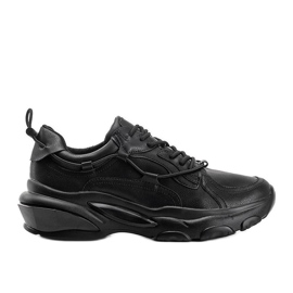 Czarne trampki sneakersy Allie