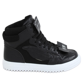 Trampki za kostkę czarne LA139P Black