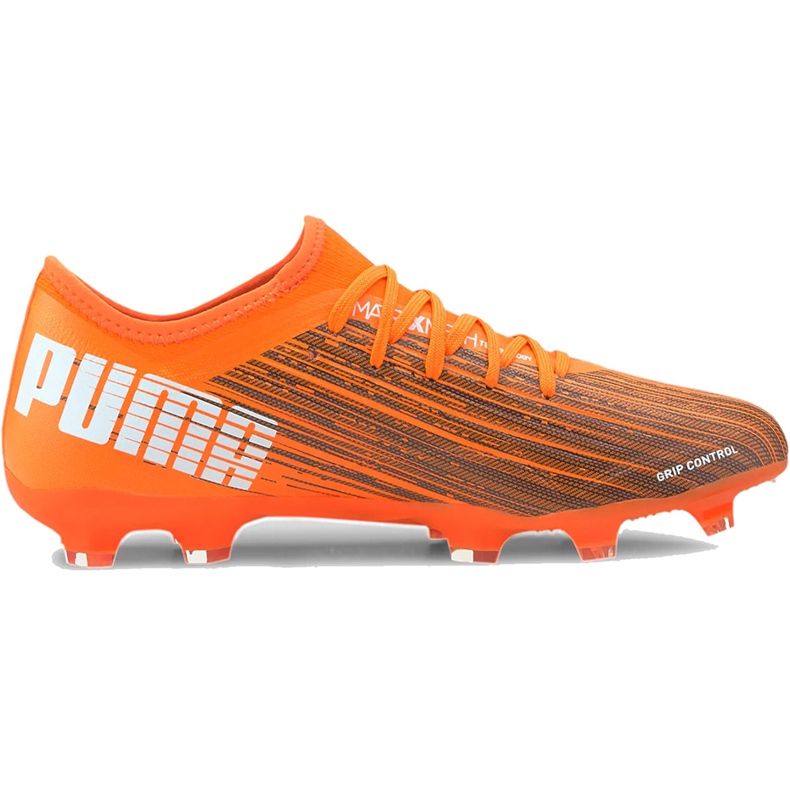 Buty piłkarskie Puma Ultra 3.1 Fg Ag 106086 01 pomarańczowe