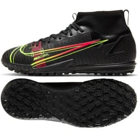 Buty piłkarskie Nike Mercurial Superfly 8 Academy Tf Jr CV0789 090 wielokolorowe czarne