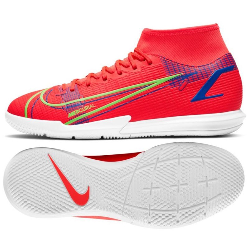 Buty piłkarskie Nike Mercurial Superfly 8 Academy M Ic CV0847 600 czerwone czerwone