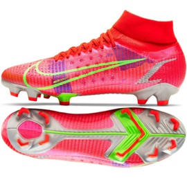 Buty piłkarskie Nike Mercurial Superfly 8 Pro Fg M CV0961 600 czerwone czerwone