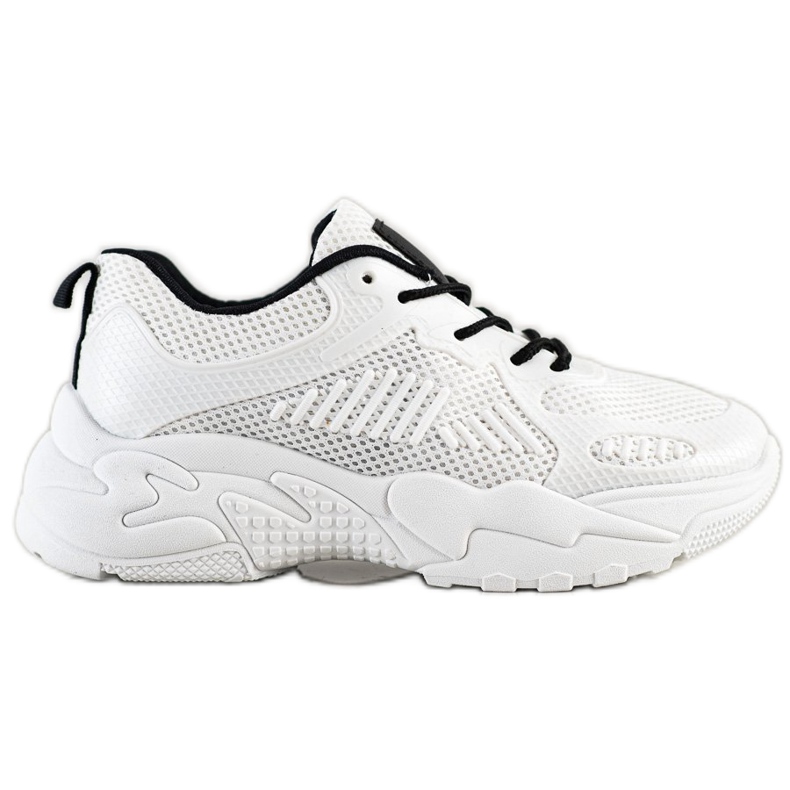 SHELOVET Wiosenne Białe Sneakersy