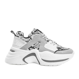 Białe sneakersy Thenisse