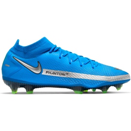 Buty piłkarskie Nike Phantom Gt Elite Dynamic Fit Fg CW6589 400 niebieskie niebieskie
