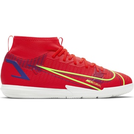Buty piłkarskie Nike Mercurial Superfly 8 Academy Ic Junior CV0784 600 czerwone czerwone