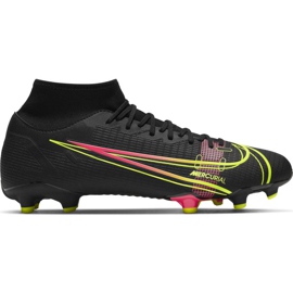 Buty piłkarskie Nike Mercurial Superfly 8 Academy FG/MG CV0843 090 czarne czarne