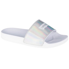 Klapki Levi's June Batwing S W 229170-642-114 srebrny