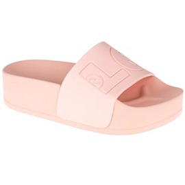 Klapki Levi's June S Bold L W 231588-753-81 różowe róże i fiolety