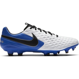 Buty piłkarskie Nike Tiempo Legend 8 Pro Fg AT6133 104 białe białe
